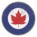 Canadian RAF Maple Leaf Roundel Rustic Classic Round Sticker