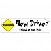 Warning: New Driver Bumper Sticker