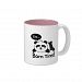 Cartoon of Cute Sleeping Panda Two-tone Coffee Mug