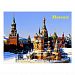 Moscow Russia The Kremlin St Basil church photo Postcard