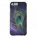 Silky Purple Peacock Feather Barely There Iphone 6 Case