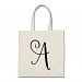 Monogram Letter A Tote Budget Canvas Tote Bag