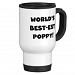 Black Text World's Best-est Poppy Gifts Travel Mug