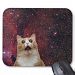 Galaxy Cat Screaming In Space Mouse Pad