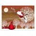 The Christmas image of the Santa Claus Postcard