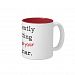 I'm silently correcting you're grammar. Two-tone Coffee Mug