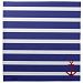 Nautical Blue and White Stripes with Red Anchor Cloth Napkin