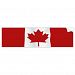 Flag Of Canada l'Unifoli Bumper Sticker