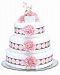 Bloomers Baby Diaper Cake Modern Pink Mums 3-Tier by Bloomers