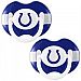 NFL Pacifiers Safe BPA Free (Indianapolis Colts) by Baby Fanatic