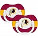 NFL Pacifiers Safe BPA Free (Washington Redskins) by Baby Fanatic
