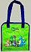 Dragon Tales Canvas Tote Bag - Green with Blue edges by Seasame Workshop