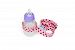 Sister Chic Dropper Stopper Sippy Cup and Tether Toy, Pink Dot