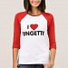 Ringette 3/4 sleeve I Love Ringette T-shirt