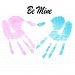 Mommy & Me Inkless Handprint and Footprint Kit