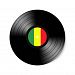 Vinyl reggae Classic Round Sticker