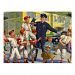 Vintage Children, Baseball Players Crossing Guard Postcard