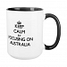 Keep Calm by focusing on Australia Mug