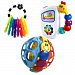 Sassy Ring O Links with Take Along Tunes Musical Toy and Bendy Ball Rattle by Sassy