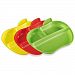 Munchkin Lil' Apple Plates, Red, Yellow, Green