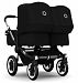 Bugaboo 2015 Donkey Twin Stroller Complete Set in Aluminum and Black by Bugaboo Strollers