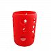 Savior Glass Baby Feeding Milk Bottle Sleeve Silicone Bottle Cover Protect Insulating (S 120ml, Red)