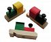 Wooden Painted Train-Shaped Whistles (1 dz) Model: 27/963 by Toys & Child
