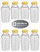 Medela 8oz Bottles with Lids for Breastmilk Collection and Storage (250ml) - 8 Each by Medela