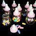 36 Fillable Bottles For Baby Shower Favors Pink Party Decorations girl by Bestbaby