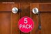 Child Safety Cabinet Locks (5-Pack) - Safety Ties for Cabinets, Doors, Storage - Baby Proofing Kit - Adjustable Baby Safety Products for Home Safety - Universal Design