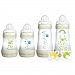 MAM 6 Piece Feed and Soothe Bottle and Pacifier Gift Set, Neutral, 0+ Months