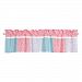 Trend Lab Wild Forever Window Valance, Pink/Teal