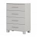 South Shore Furniture Cuddly 4-Drawer Chest, Soft Gray