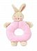Bunnies By The Bay Bunny Ring Rattle, Pink