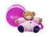 Kaloo Petite Rose Balloon Plush Toy with Teething Ring, Bear, Medium