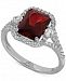 Lab-Created Ruby (3-1/10 ct. t. w. ) and White Sapphire (3/8 ct. t. w. ) Ring in Sterling Silver