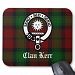 Clan Kerr Crest Badge Tartan Mouse Pad