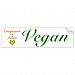 Vegan: Compassion in Action Bumper Sticker