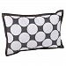 Bacati Dots/Pinstripes Grey/Yellow Decorative Pillow