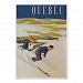 Quebec, Canada; Vintage Ski Travel Poster