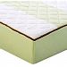 Bacati Metro Lime/White/Chocolate Quilted Changing Pad Cover