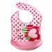 Luoke Waterproof Silicone Stereo Bib Easily Wipes Clean! Comfortable Soft Baby Bibs Keep Stains Off. (Color 4)