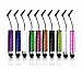 BFY 12 Pcs 2 in 1 Universal Slim Capacitive Styli/stylus Pen for iPhone 4/4S 5/5S 6/6P, iPad Air, iPad Mini, Android Smart Phone and All Touch screen Devices in Assorted Colors