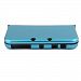 Aluminum + Plastic Hard Shell Full Body Protective Cover Skin for Nintendo 3DS XL Blue