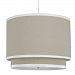 Oilo Solid Double Cylinder Light, Taupe