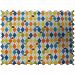 SheetWorld Argyle Transport Blue Fabric - By The Yard - 101.6 cm (44 inches)
