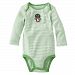 Carter's Baby Boys' Long Sleeve Slogan Bodysuit (9 Months, Green Penguin) by Carter's