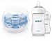 Philips AVENT Microwave Steam Sterilizer with 9oz Bottles by Philips AVENT
