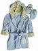 Big Oshi Baby Infant Chenile Terry Bathrobe Gift Set - Blue (0-9 Months)