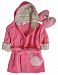 Big Oshi Baby Infant Chenile Terry Bathrobe Gift Set - Pink (0-9 Months)